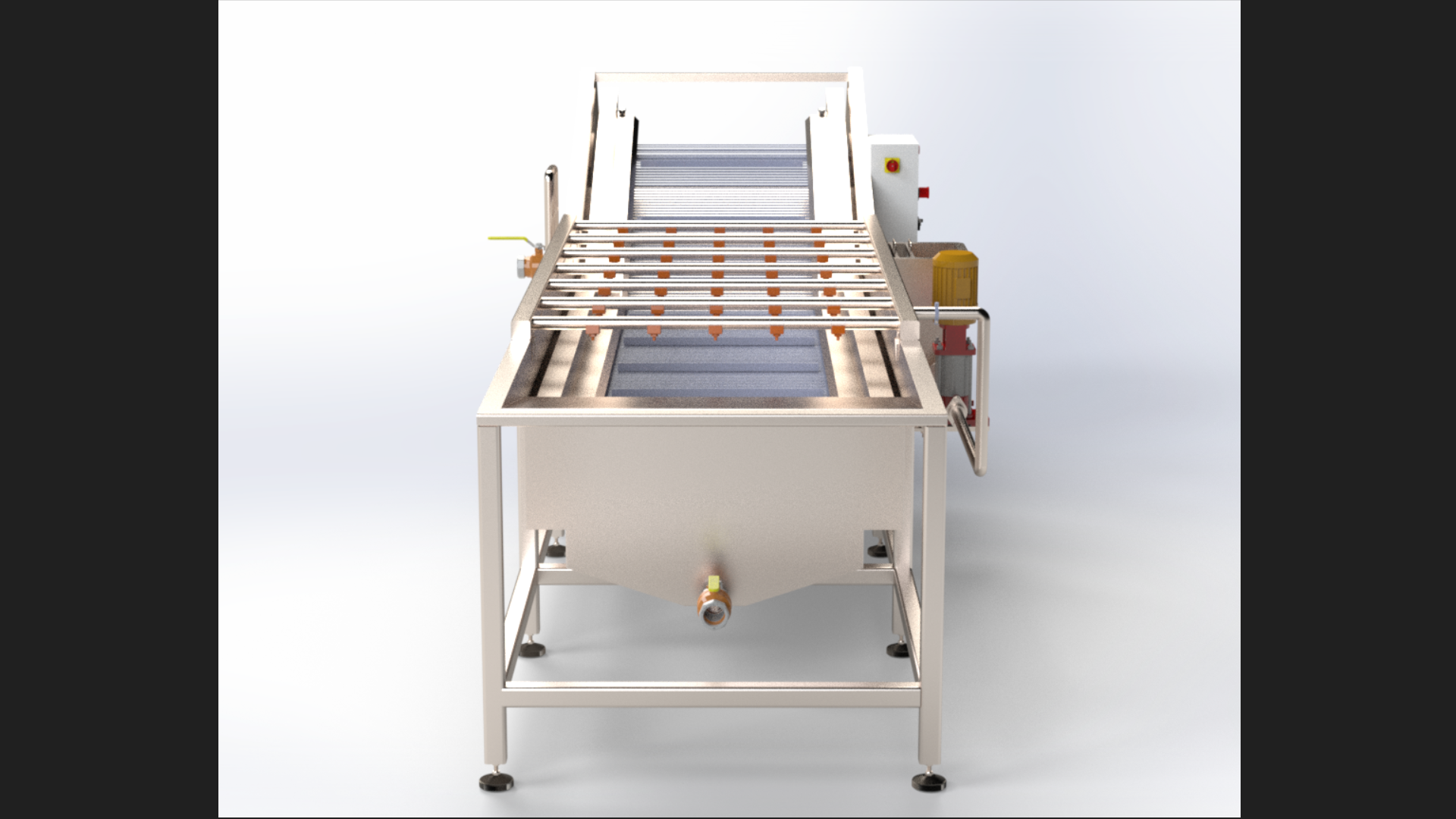 食堂全自动蔬菜水果苹果清洗机洗菜机